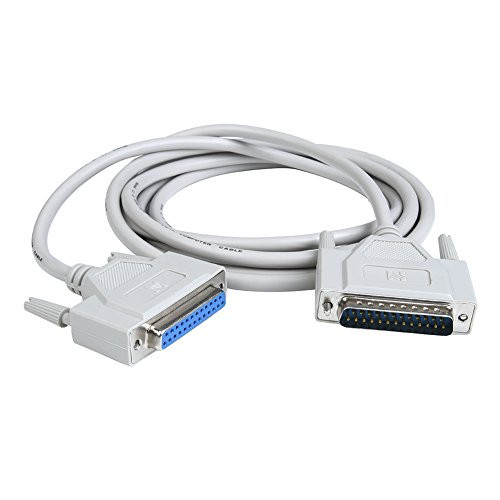 WESAPPINC 8.9 Feet DB25 25 Pin Male to Female Serial IEEE-1284 Parallel Printer Extension Cable 2.7M (8.90Feet(2.7M))