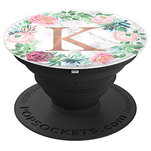 Rose Gold Letter K Marble PopSocket Monogram Initial K PopSockets Grip and Stand for Phones and Tablets Rose Gold Letter K Marble PopSocket Monogram Initial K PopSockets Grip and Stand for Phones and Tablets