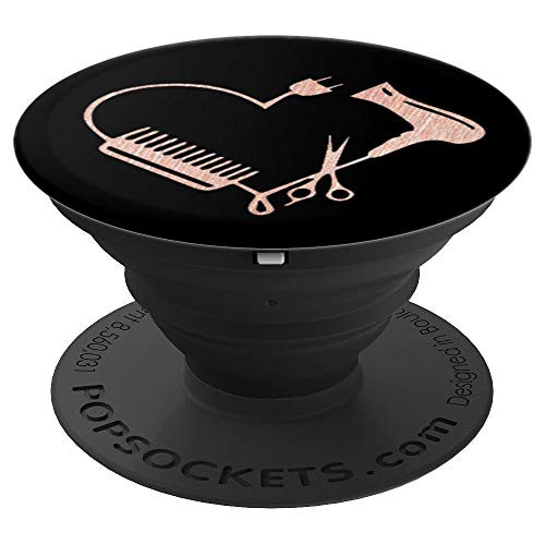 Rose Pink Beautician Hair Stylist Hairdresser Barber PopSockets Grip and Stand for Phones and Tablets Rose Pink Beautician Hair Stylist Hairdresser Barber PopSockets Grip and Stand for Phones and Tablets