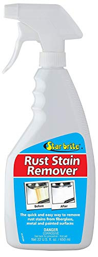 Star brite Rust Stain Remover   Easily Clean Corrosion Stains Off Fiberglass Vinyl Metal   Painted Surfaces
