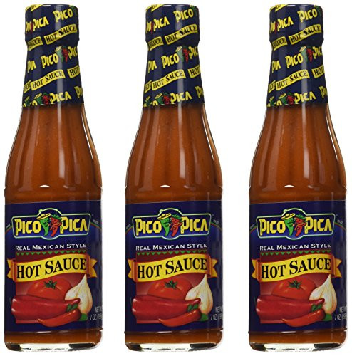 Pico Pica Mexican Hot Sauce 7 Oz  Pack of 3