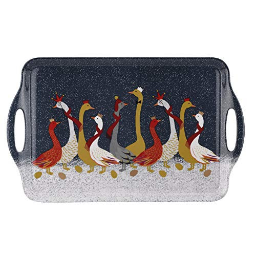 Sara Miller London for Pimpernel Geese Collection Large Handled Tray   1925  x 115