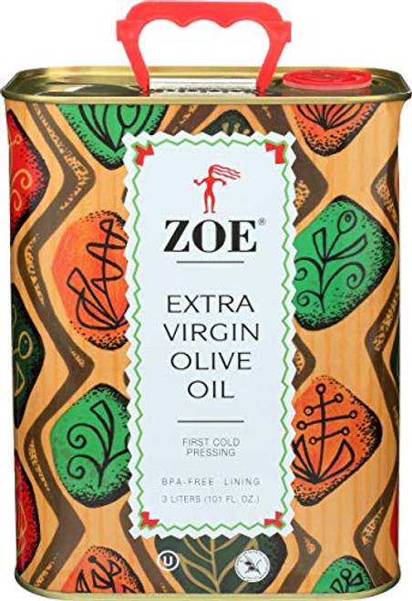 ZOE Extra Virgin Olive Oil Tin 3 Liter 1014 Ounce