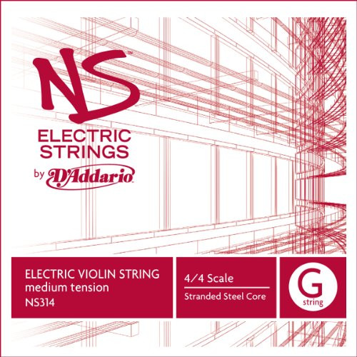 D Addario NS Electric Violin Single G String 4 4 Scale Medium Tension