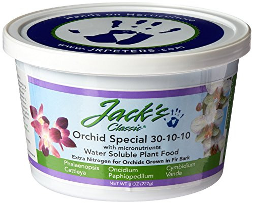 J R Peters Jacks Classic 30-10-10 Orchid Special Fertilizer, 8-Ounce J R Peters Jacks Classic 30-10-10 Orchid Special Fertilizer, 8-Ounce