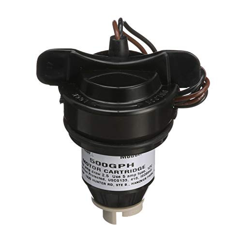 Seachoice 19251 Submersible Bilge Pump Replacement Motor Cartridge  500 GPH  25 Amps  12V DC