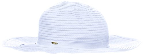 Coolibar UPF 50  Women s Shelly Shapeable Travel Sun Hat   Sun Protective  One Size  White