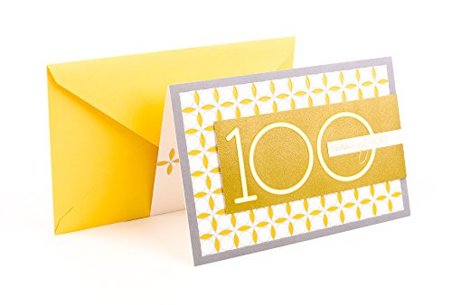Hallmark 100th Birthday Greeting Card Circle Pattern Hallmark 100th Birthday Greeting Card Circle Pattern