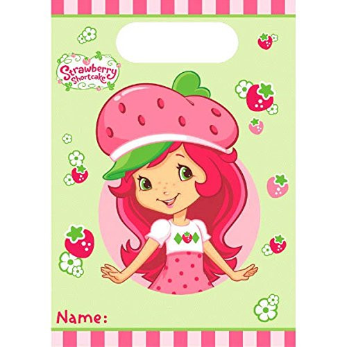 AMERICAN GREETINGS Strawberry Shortcake Treat Bags  8 Count