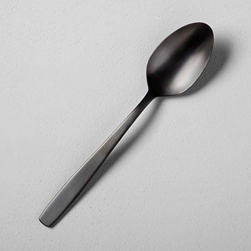 Hearth   Hand with Magnolia Serving Spoon   Matte Black by Chip and Joanna Gaines