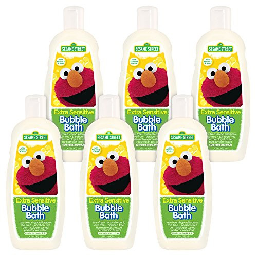 Sesame Street Bubble Bath Extra Sensitive 16 Oz Pack of 6
