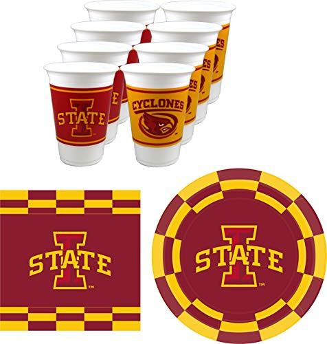 Westrick Iowa State Cyclones Party Supplies   Serves 16  48 Pieces