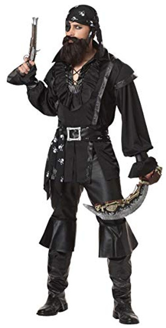 California Costumes Men s Plundering Pirate Adult Black Large