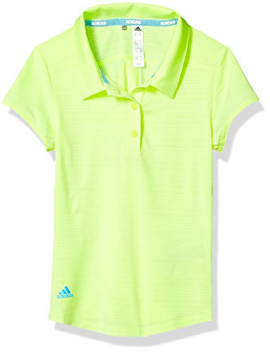 adidas Golf Microdot Novelty Short Sleeve Polo Hi Res Yellow Large
