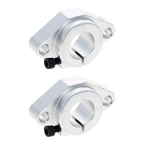Othmro 16mm Shaft Support SHF16 Flange Mount Linear Motion Slide Rail Guide Blocks for CNC 3D Printer 2PCS