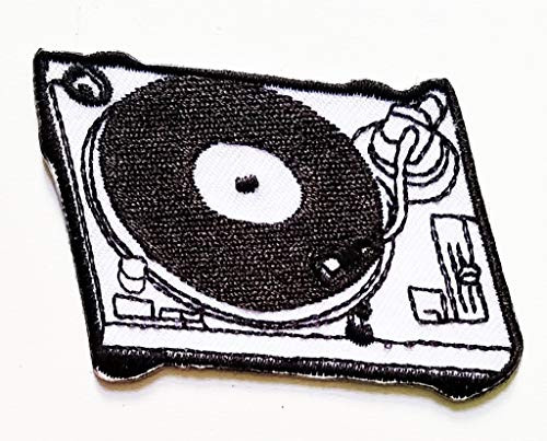 PP Patch White Cassette Tape Retro Seventies Music Cartoon Embroidery DIY Patch Applique Embroidered Sew Iron on Patch Jackets Bags Jeans T Shirt Backpacks Costume