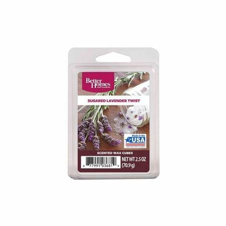 Better Homes and Gardens Wax Cubes Sugared Lavender Twist   Limited Edition