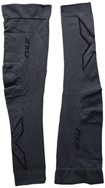 2XU Flex Running Compression Arm Sleeves Titanium Black X Small 2XU Flex Running Compression Arm Sleeves Titanium Black X Small
