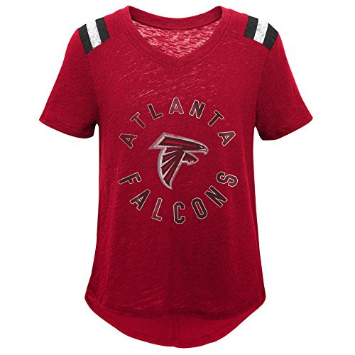 Outerstuff NFL NFL Atlanta Falcons Youth Girls Retro Block Vintage Short Sleeve Football Tee Crimson Youth X Large 16 Outerstuff NFL NFL Atlanta Falcons Youth Girls Retro Block Vintage Short Sleeve Football Tee Crimson Youth X Large 16