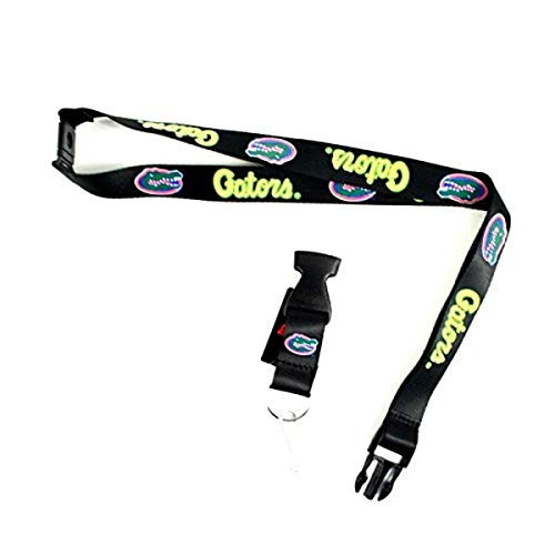 NCAA Florida Gators Black Neon Wordmark Lanyard