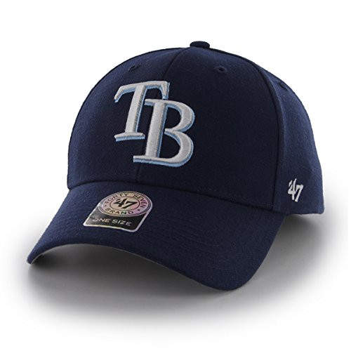 47 MLB Tampa Bay Rays Juke MVP Adjustable Hat One Size Light Navy