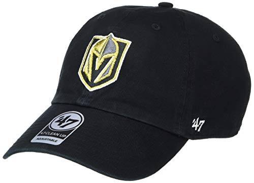 47 NHL Las Vegas Golden Knights Clean Up Adjustable Hat One Size Black