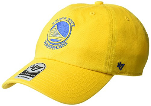 NBA Golden State Warriors Adult NBA  47 Clean Up Adjustable Hat One Size Yellow Gold