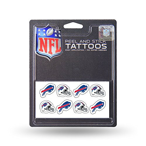 NFL Rico Industries Face Tattoos 8 Piece Set Buffalo Bills NFL Rico Industries Face Tattoos 8 Piece Set Buffalo Bills