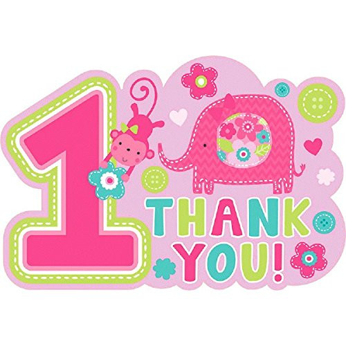 One Wild Girl  Die Cut  Thank You  Postcards Birthday