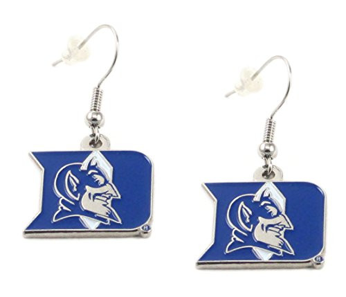 Duke Blue Devils NCAA Team Logo Dangler Earrings New Duke Blue Devils NCAA Team Logo Dangler Earrings New