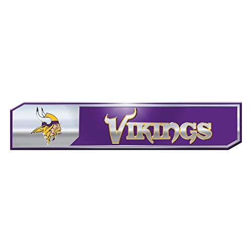 NFL   Minnesota Vikings 2 Piece Heavy Duty Alumnium Truck Emblem Set