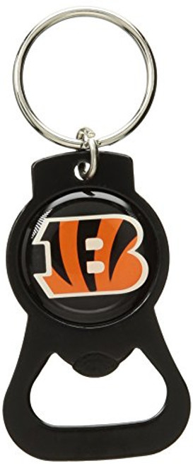 NFL Cincinnati Bengals Blackout Series Bottle Opener Keychain NFL Cincinnati Bengals Blackout Series Bottle Opener Keychain