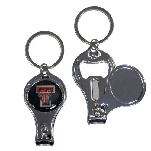 Siskiyou NCAA Texas Tech Red Raiders Nail Care Bottle Opener Key Chain
