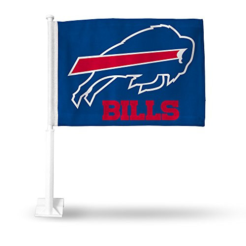NFL Rico Industries Car Flag including Pole Buffalo Bills   Helmet NFL Rico Industries Car Flag including Pole Buffalo Bills   Helmet
