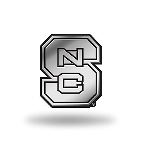 NCAA Rico Industries Chrome Finished Auto Emblem 3D Sticker North Carolina State Wolfpack NCAA Rico Industries Chrome Finished Auto Emblem 3D Sticker North Carolina State Wolfpack