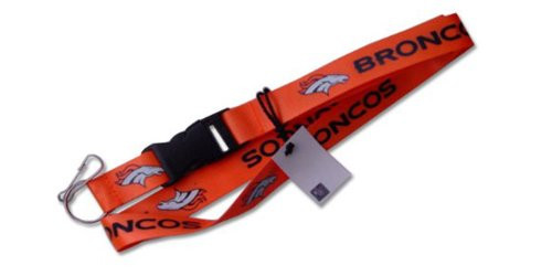 NFL Denver Broncos Team Color Lanyard 22 inches Orange
