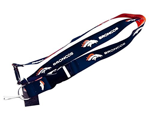 aminco NFL Denver Broncos Team Lanyard Blue aminco NFL Denver Broncos Team Lanyard Blue