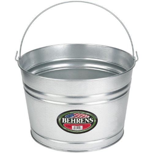 Behrens C17GS 4-1/4-Gallon Galvanized Steel Pail