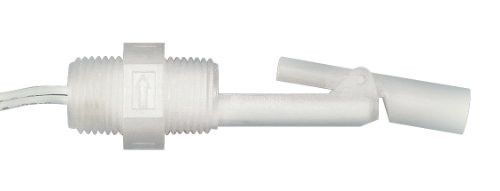 Madison M8700 Plastic Side Mounted Liquid Level Float Switch with Polypropylene Stem 30 VA SPST 1 2  x 1 2  NPT Male 100 psig Pressure