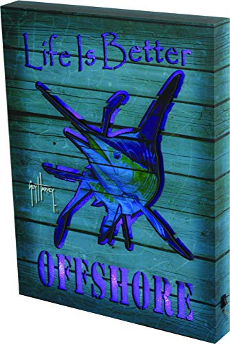 River s Edge Products LED Wall Sign   Guy Harvey Offshore