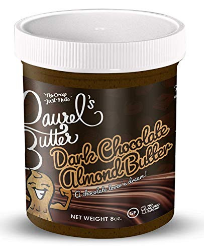 Laurel s Butter   Dark Chocolate Almond Butter   NO Added Sugar Gluten Free Smooth   8 oz