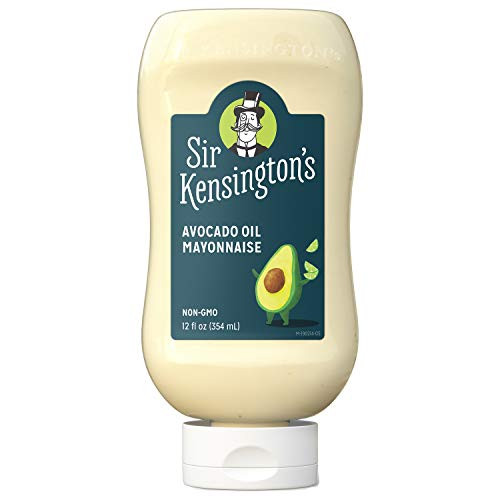 Sir Kensington s Mayonnaise Avocado Oil Mayo Keto Diet   Paleo Diet Certified Gluten Free Non  GMO Project Verified Certified Humane Free Range Eggs Shelf Stable 12 oz