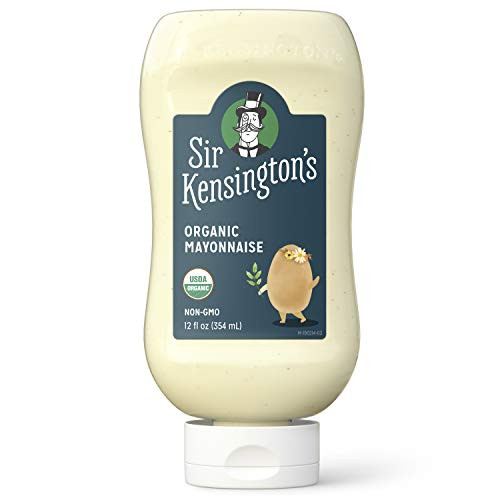 Sir Kensington s Mayonnaise Organic Mayo Gluten Free Non  GMO Project Verified Certified Humane Free Range Eggs Shelf Stable 12 oz