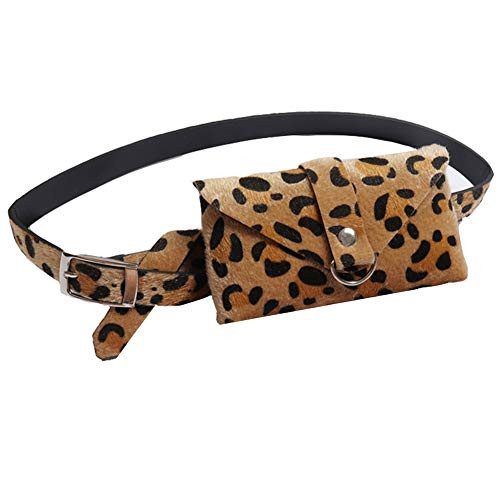 Fashion Women s Leopard Faux Leather Waist Fanny Belt Pack Bag Phone Purse For Girls Women