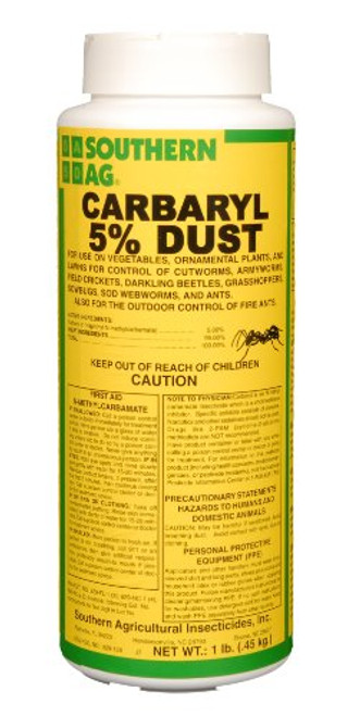 Southern Ag Carbaryl 5 Percent Sevin Dust (Controls Insects), 1 Pound