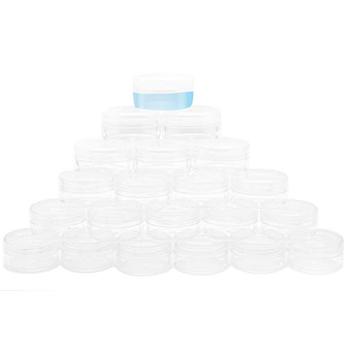 Tiny Sample Containers 3 Gram Sample Jars 25pcs Makeup Sample Containers with Lids