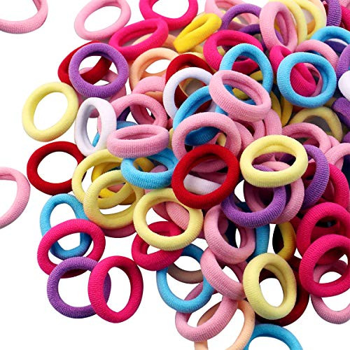 100Pcs Baby Hair Ties Toddler Hair Ties for Girls Kids Elastic Hair Bands Ponytail Holder 100Pcs Baby Hair Ties Toddler Hair Ties for Girls Kids Elastic Hair Bands Ponytail Holder