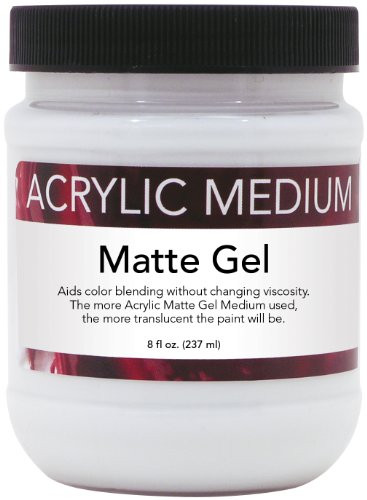 Art Advantage 8-Ounce Acrylic Matte Gel, Medium
