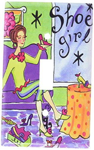 Art Plates - Shoe Girl Switch Plate - Single Toggle