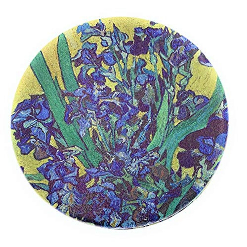 Value Arts Purse Compact Travel Makeup Mirror and Magnification Vincent Van Gogh Irises 28 Inches Round Value Arts Purse Compact Travel Makeup Mirror and Magnification Vincent Van Gogh Irises 28 Inches Round